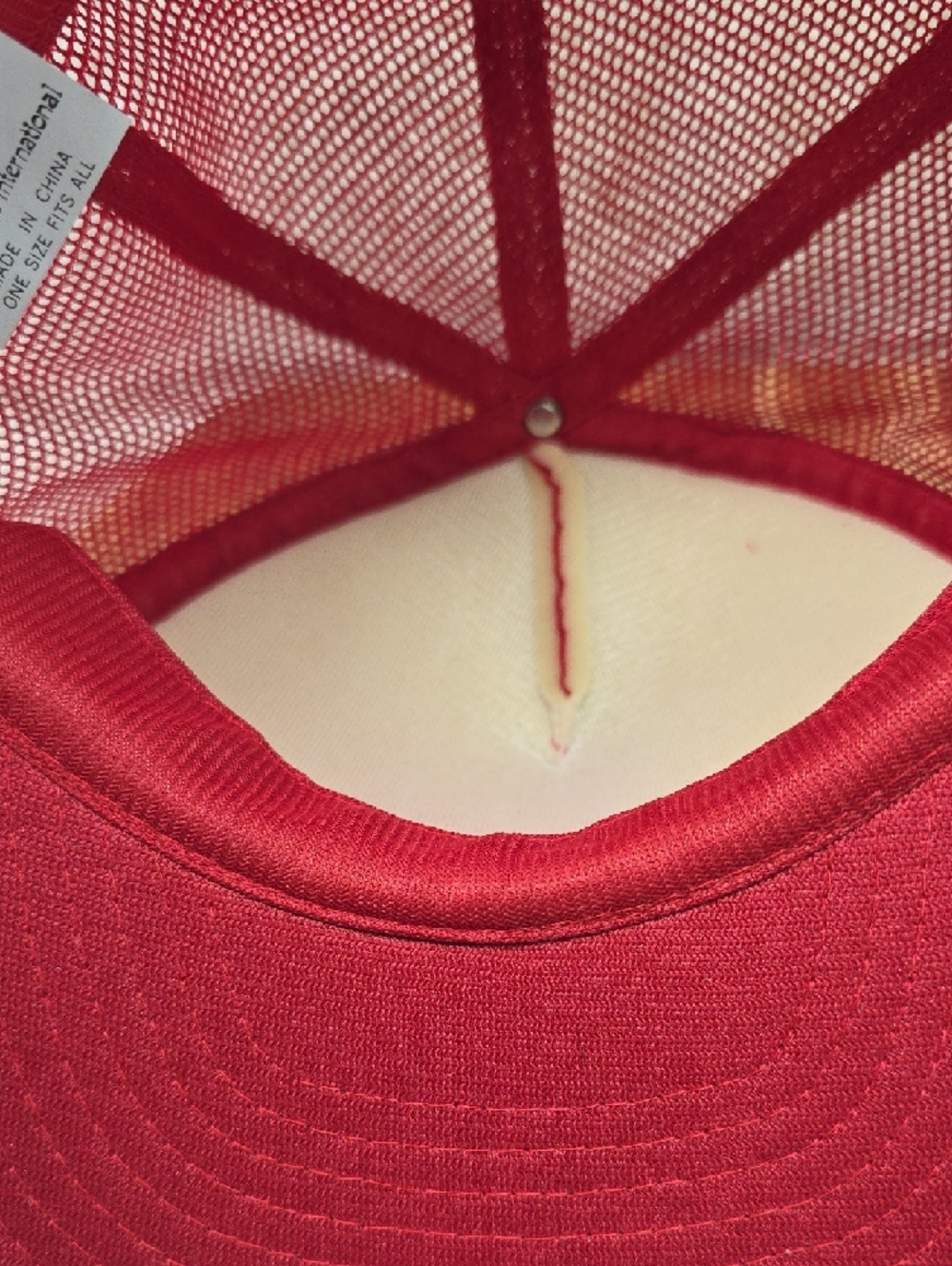 Shady Acres Red Trucker Hat - Picture 5 of 5